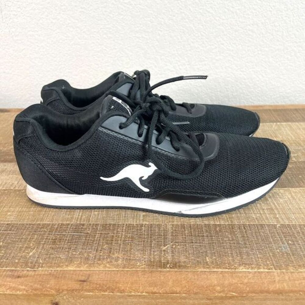 KangaROOS Womens‎ 8.5 Athletic Running Shoes Sneakers Black 175373 Lace Up